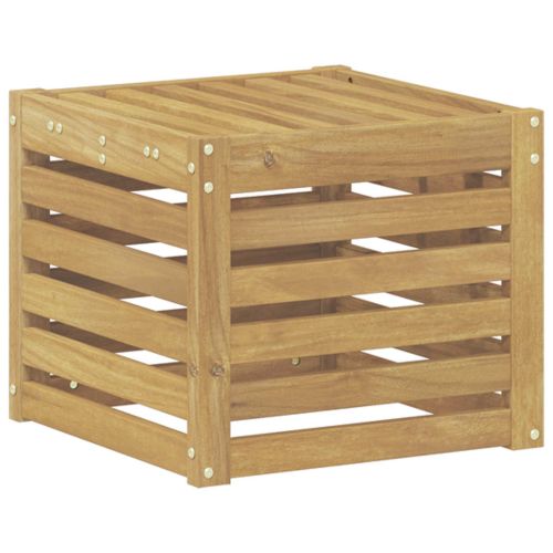 Комплект дивани за открито Бяло 35 x 38 x 37 см