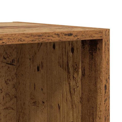 Стенен шкаф 2 бр. Старо дърво 37 x 37 x 37 см
