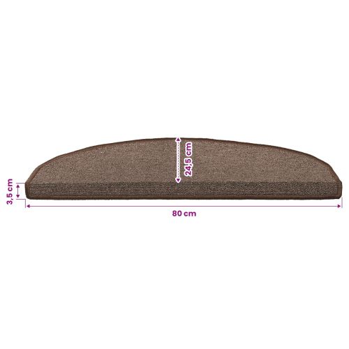 Самозалепващи стъпаловидни постелки 15 бр. 80 x 24,5 x 3,5 см