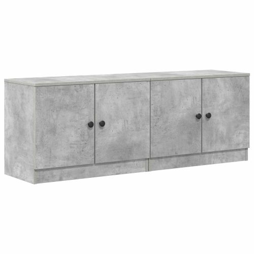 Шкаф за легло със съхранение 2 pcs Бетонно сиво 66 x 35 x 48 см