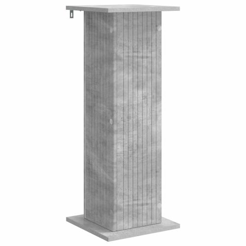 Стойка за растения 2 pcs Бетонно сиво 30,5 x 30 x 80,5 см