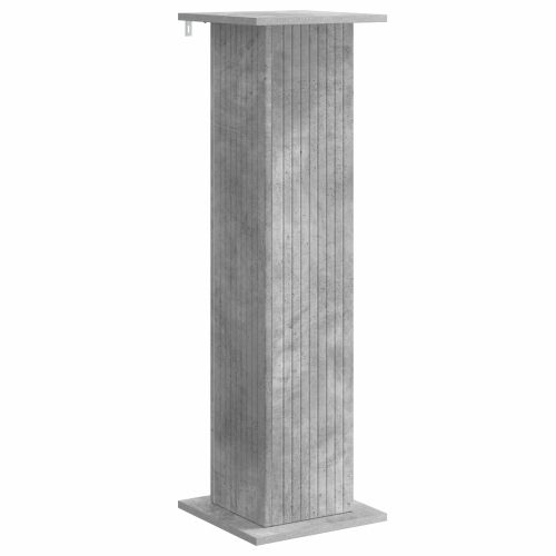 Стойка за растения 2 pcs Бетонно сиво 30,5 x 30 x 100,5 см
