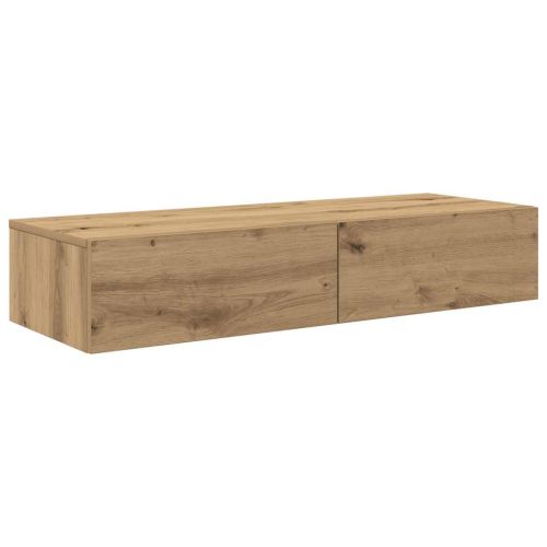 Стенен рафт с чекмеджета 100x36x19 см инженерно дърво