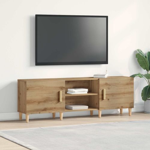 ТВ шкаф дъб артизан 150 x 30 x 50 см Инженерно дърво