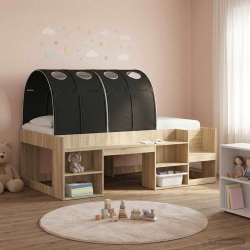 Леглов тунел 2 pcs Черно 211 x 67.5 x 2 см Полиестер