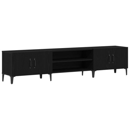ТВ шкаф Черния дъб 180 x 31,5 x 40 см Инженерно дърво
