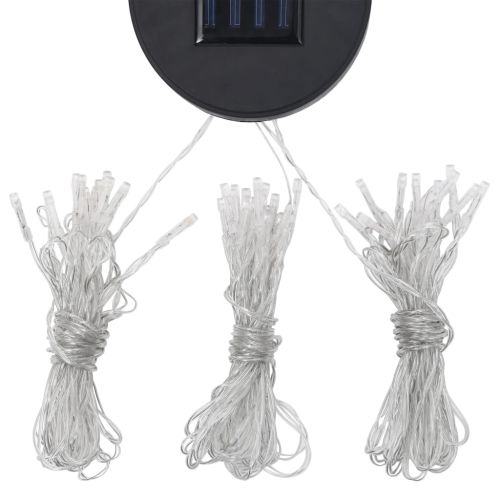 Шатра с LED светещи стрингове, 3х3 м, антрацит