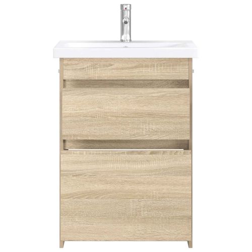 Комплект мебели за баня Дъб сонома 61 x 40 x 84,5 см