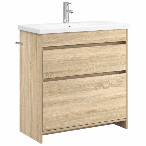 Комплект мебели за баня Дъб сонома 81 x 40 x 84,5 см