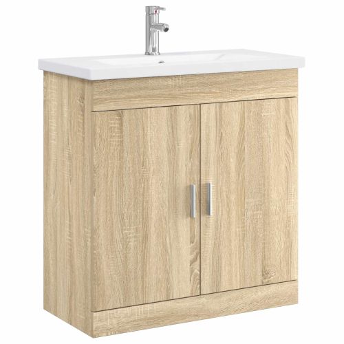 Комплект мебели за баня Дъб сонома 81 x 40 x 84,5 см