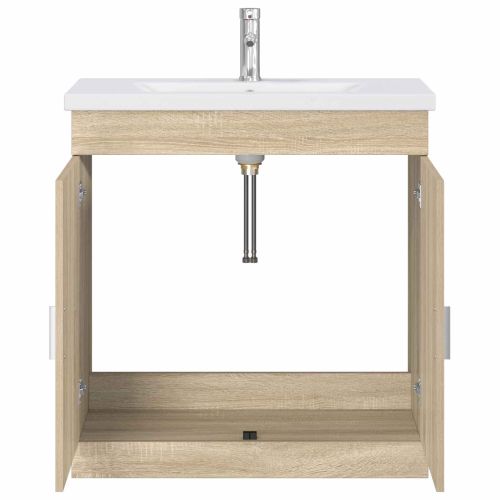 Комплект мебели за баня Дъб сонома 81 x 40 x 84,5 см