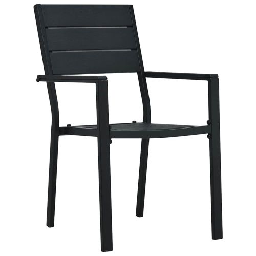 Комплект за хранене в градината 5 pcs Черно