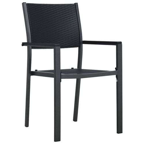 Комплект за хранене в градината 3 pcs Черно