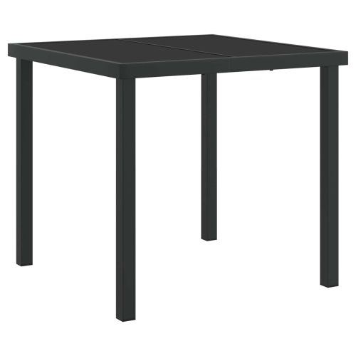 Комплект за хранене в градината 5 pcs Черно