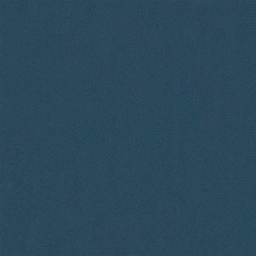 LED горна табла за легло, тъмносиня, 203x16x118/128 см, кадифе