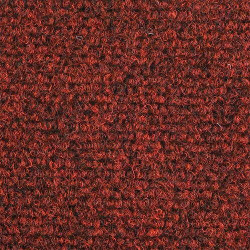 Самозалепващи се постелки за стълби, 15 бр., 60x25 см, бордо червени, правоъгълни