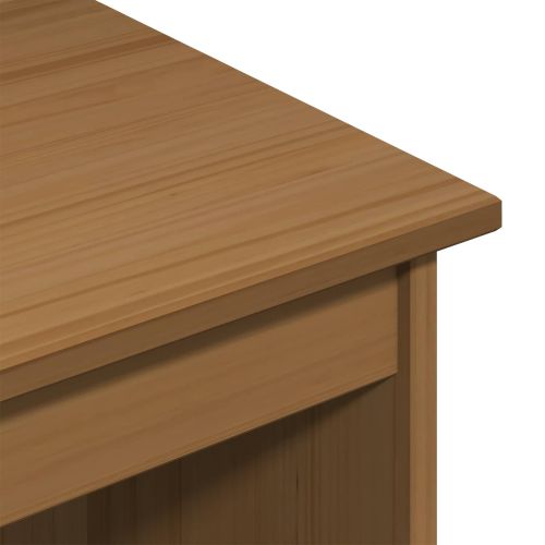 Комплект бюро и подвижен шкаф MOSS 2 pcs Кехлибарен