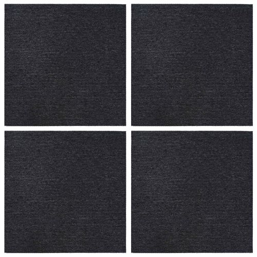 Килимна плочка Тъмносиво 50 x 50 cm 4 бр. ПП и Битум
