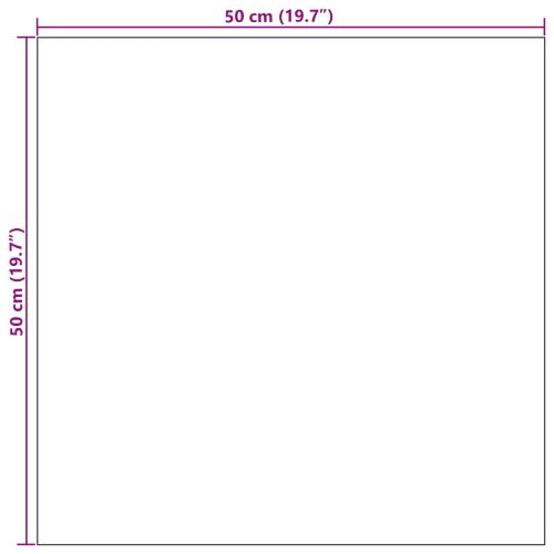 Килимна плочка Тъмносиво 50 x 50 cm 4 бр. ПП и Битум
