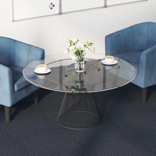 Килимна плочка Синьо сиво 50 x 50 cm 36 pcs ПП и Битум