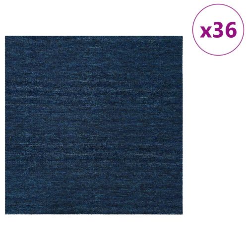 Килимна плочка Синьо 50 x 50 cm 36 бр. ПП и Битум