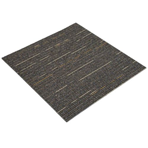 Килимна плочка Линиран светлокафяв 50 x 50 cm 20 pcs ПП и Битум
