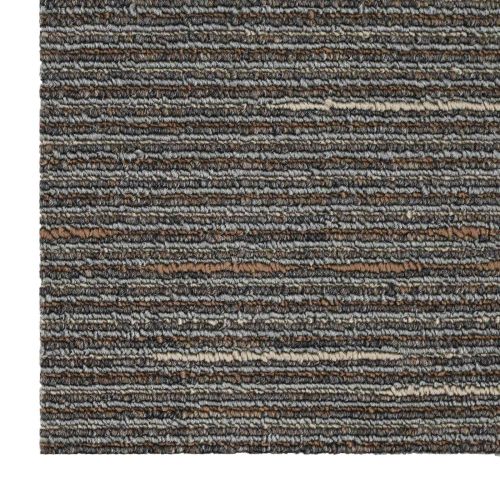 Килимна плочка Лентист тъмен кафяв 50 x 50 cm 20 pcs ПП и Битум