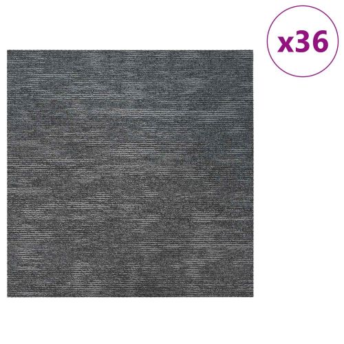 Килимна плочка Небесносиво 50 x 50 cm 36 pcs ПП и Битум
