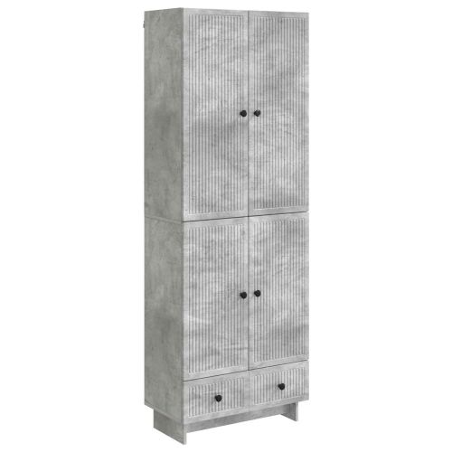 Комплект шкафове 2 pcs Бетонно сиво 66 х 34,5 х 95 см