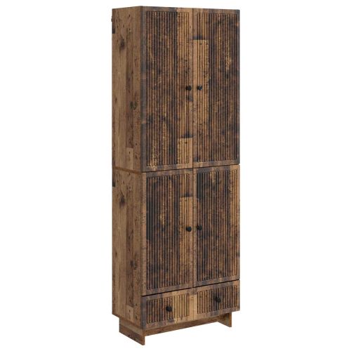 Комплект шкафове 2 pcs Старо дърво 66 х 34,5 х 95 см