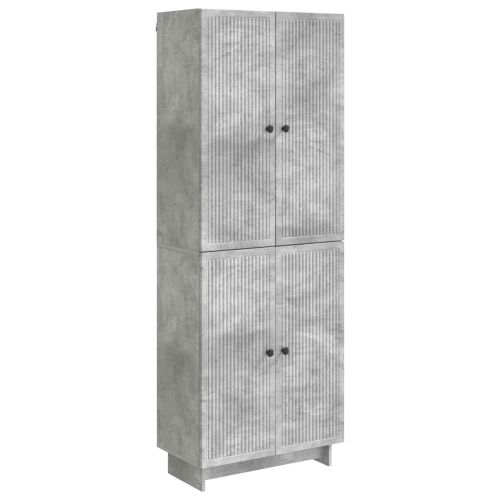 Комплект шкафове 2 pcs Бетонно сиво 66 x 34,5 x 90 см