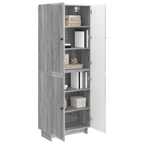 Комплект шкафове 2 pcs Сив Сонома 66 x 34,5 x 90 см