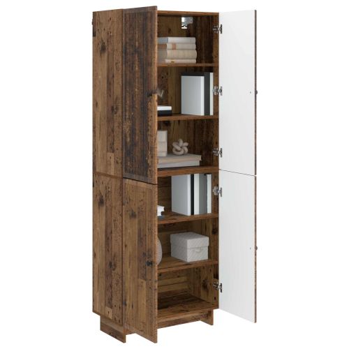 Комплект шкафове 2 pcs Старо дърво 66 x 34,5 x 90 см