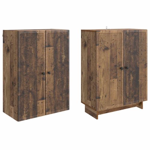 Комплект шкафове 2 pcs Старо дърво 66 x 34,5 x 90 см