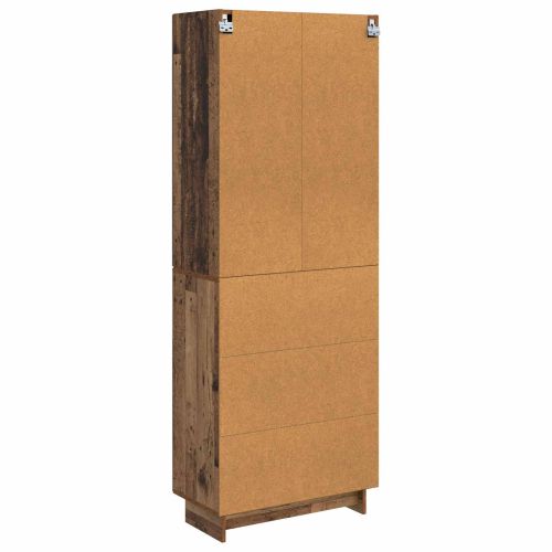 Комплект шкафове 2 pcs Старо дърво 66 x 34,5 x 90 см