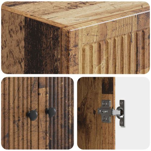 Комплект шкафове 2 pcs Старо дърво 66 x 34,5 x 90 см