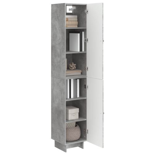 Комплект шкафове 2 pcs Бетонно сиво 34,5 x 33 x 90 см