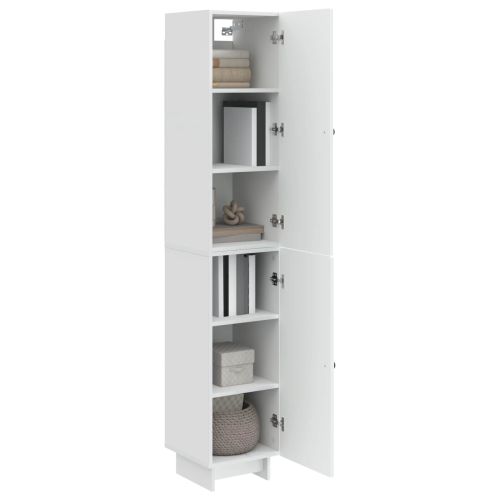 Комплект шкафове 2 pcs Бял гланц 34,5 x 33 x 90 см