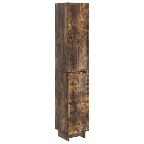 Комплект шкафове 2 pcs Опушен дъб 34,5 x 33 x 90 см