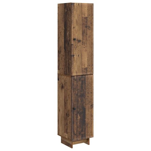 Комплект шкафове 2 pcs Старо дърво 34,5 x 33 x 90 см
