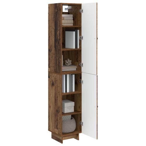 Комплект шкафове 2 pcs Старо дърво 34,5 x 33 x 90 см