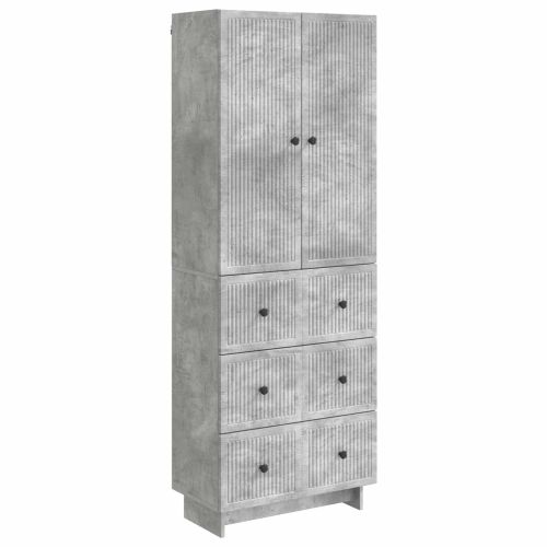 Комплект шкафове 2 pcs Бетонно сиво 66 x 34,5 x 90 см