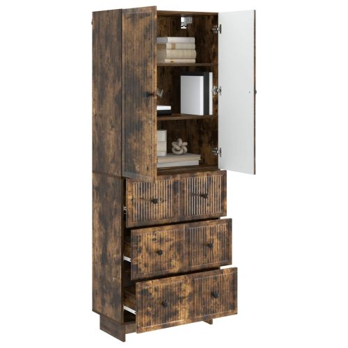 Комплект шкафове 2 pcs 66 x 34,5 x 90 см Инженерна дървесина