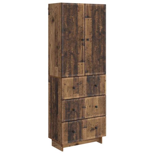 Комплект шкафове 2 pcs 66 x 34,5 x 90 см Инженерна дървесина