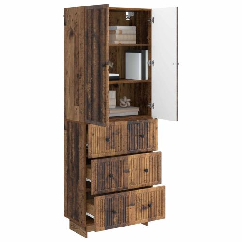 Комплект шкафове 2 pcs 66 x 34,5 x 90 см Инженерна дървесина
