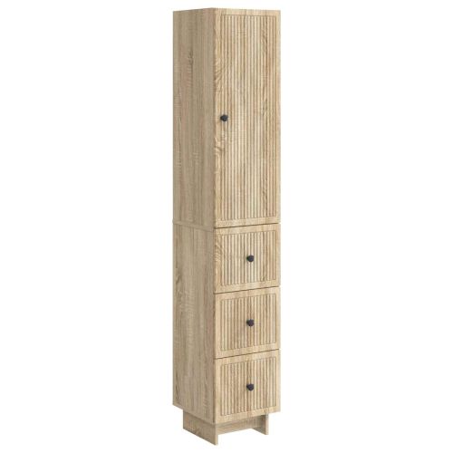 Комплект шкафове 2 pcs 33 x 34,5 x 90 см Инженерна дървесина