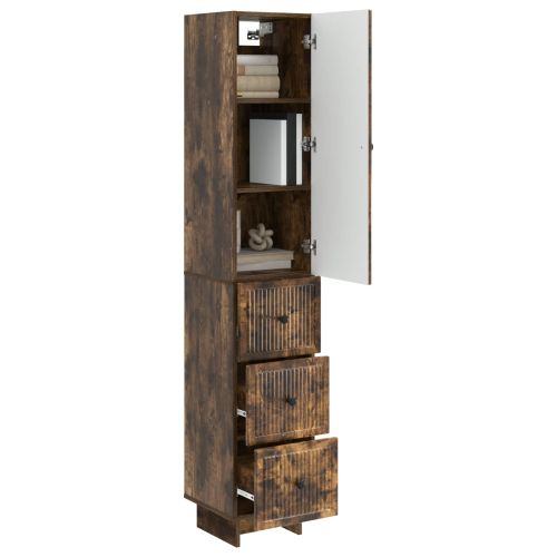 Комплект шкафове 2 pcs 33 x 34,5 x 90 см Инженерна дървесина