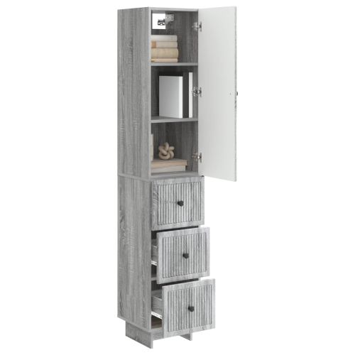 Комплект шкафове 2 pcs 33 x 34,5 x 90 см Инженерна дървесина