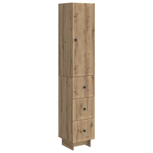 Комплект шкафове 2 pcs 33 x 34,5 x 90 см Инженерна дървесина