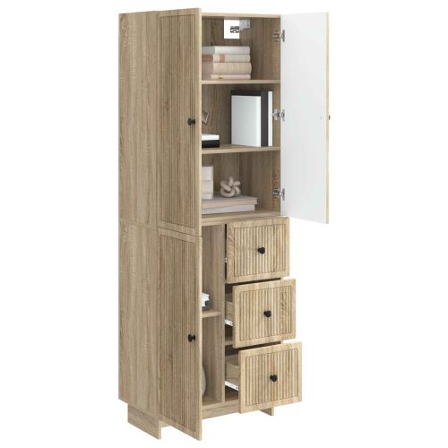 Комплект шкафове 2 pcs 66 x 34,5 x 90 см Инженерна дървесина